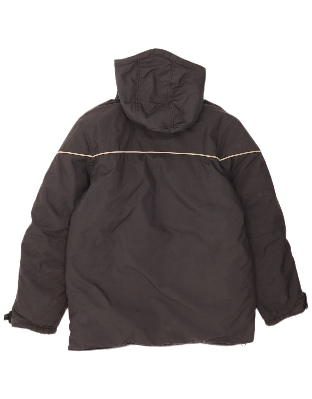 Nike polstret hættejakke til mænd UK 39/41 Medium Grey Nylon