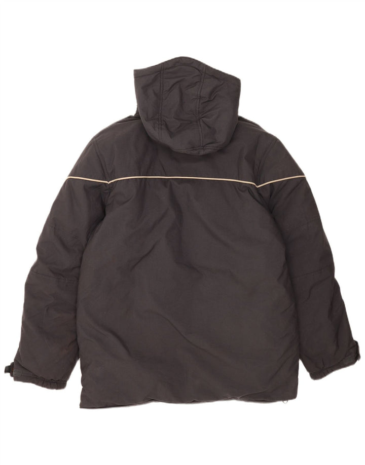 Nike polstret hættejakke til mænd UK 39/41 Medium Grey Nylon