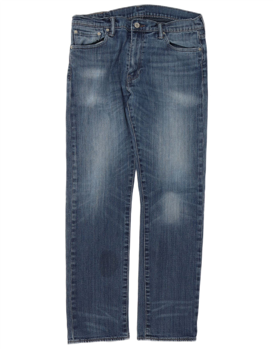 Levi's Herre 504 lige jeans W33 L30 Blå