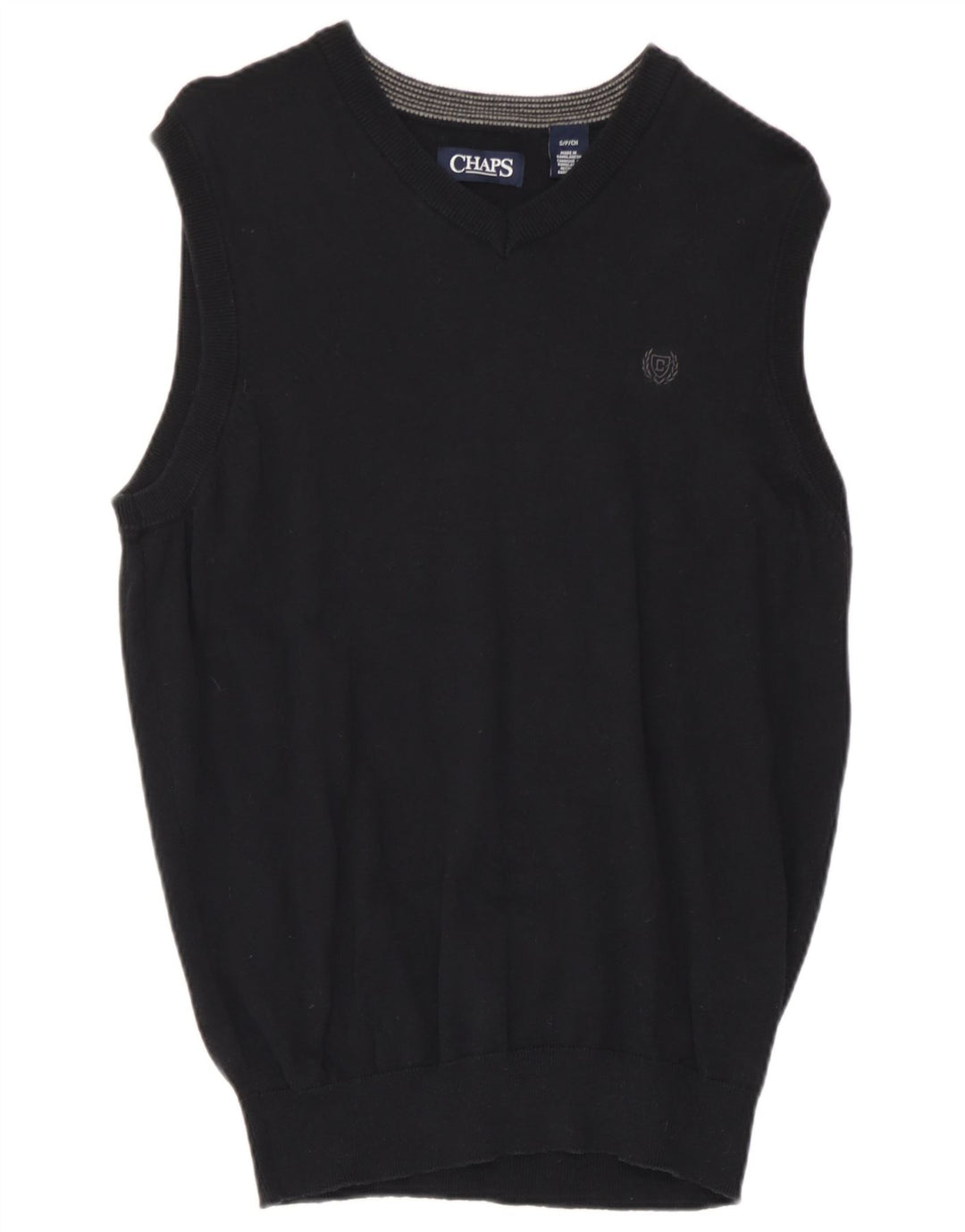 Chaps Herrevest Tank Top Lille Sort Bomuld