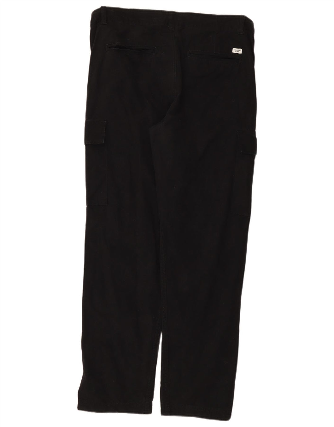 Jack & Jones Straight Cargo bukser til mænd W33 L30 Sort bomuld