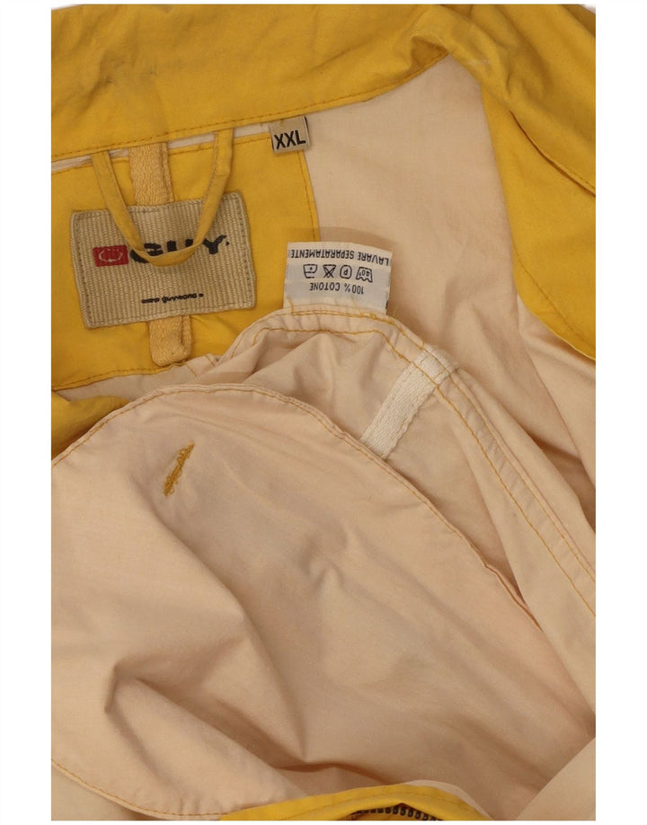Vintage Herre Utility Jacket UK 44 2XL Gul Bomuld