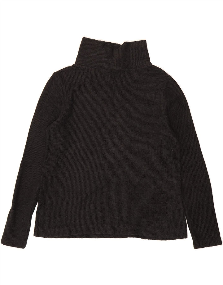 J. CREW Womens Sweatshirt Jumper UK 14 Medium Black Cotton Vintage J. Crew and Second-Hand J. Crew from Messina Hembry 
