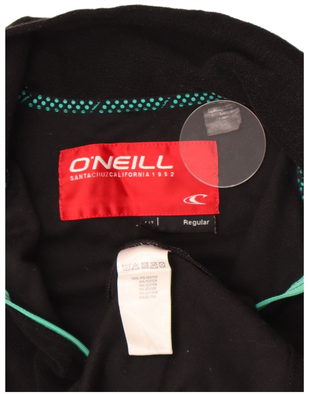 O'Neill Dame lynlås Regular Fit Fleece Jumper UK 10 Lille Sort