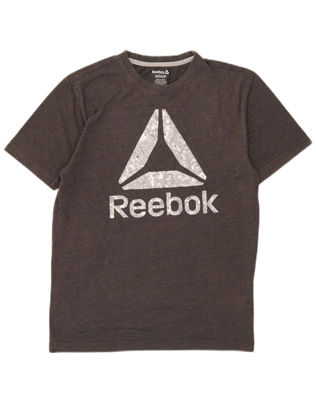 Reebok Herre grafisk T-shirt top lille grå bomuld