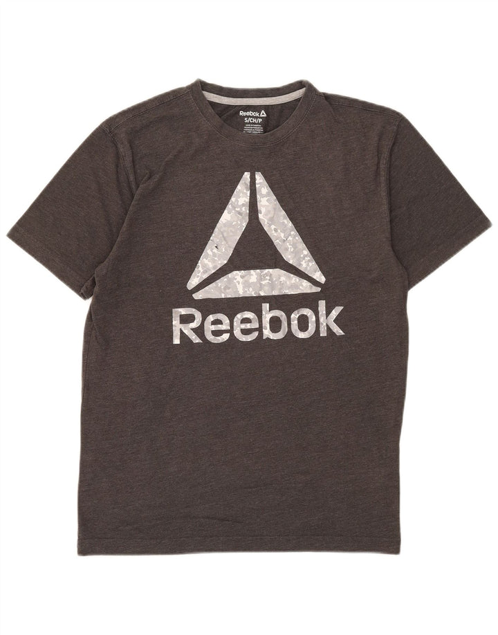 Reebok Herre grafisk T-shirt top lille grå bomuld