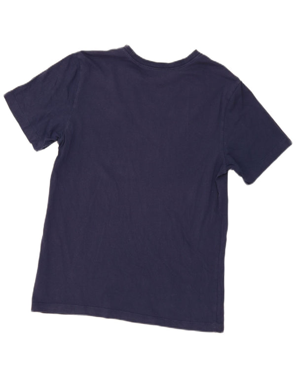 Nike Herre T-shirt Top Medium Marineblå Bomuld