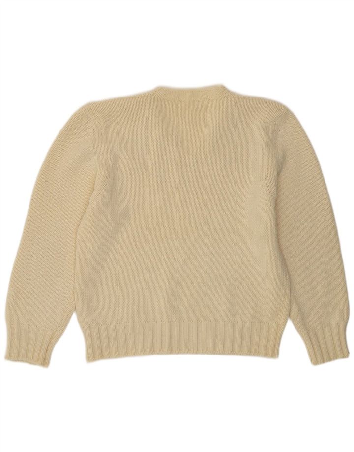Stone Island Herre V-hals sweater Medium Beige
