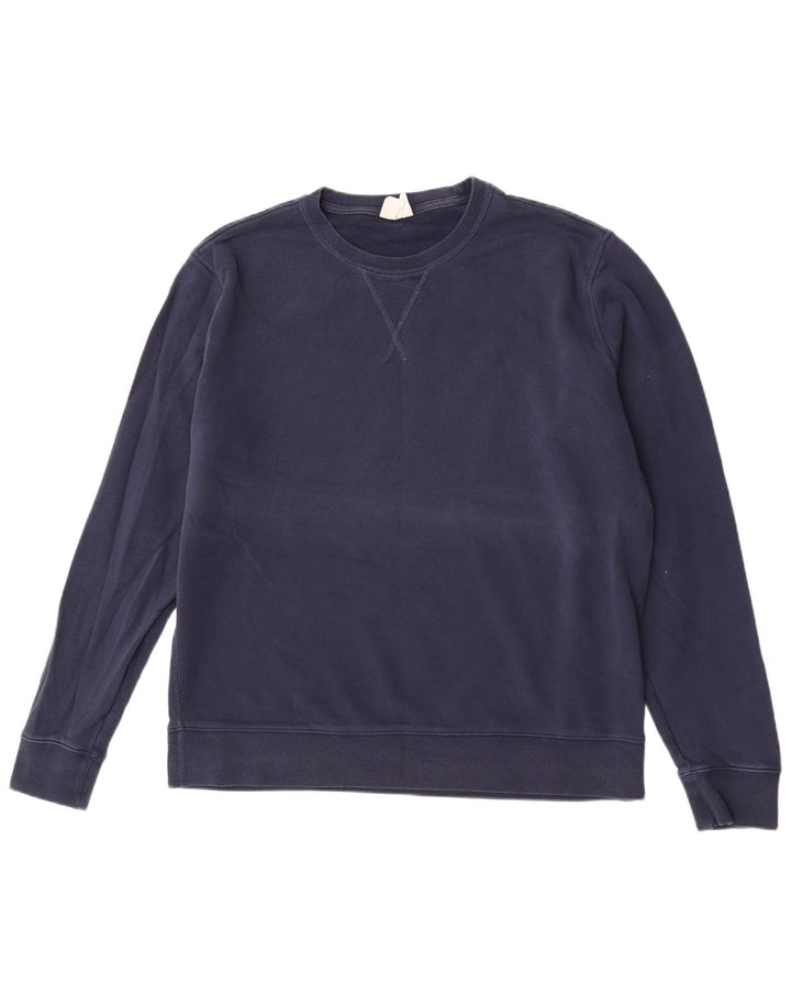 Marks & Spencer Herre Sweatshirt Jumper XL Marineblå Bomuld