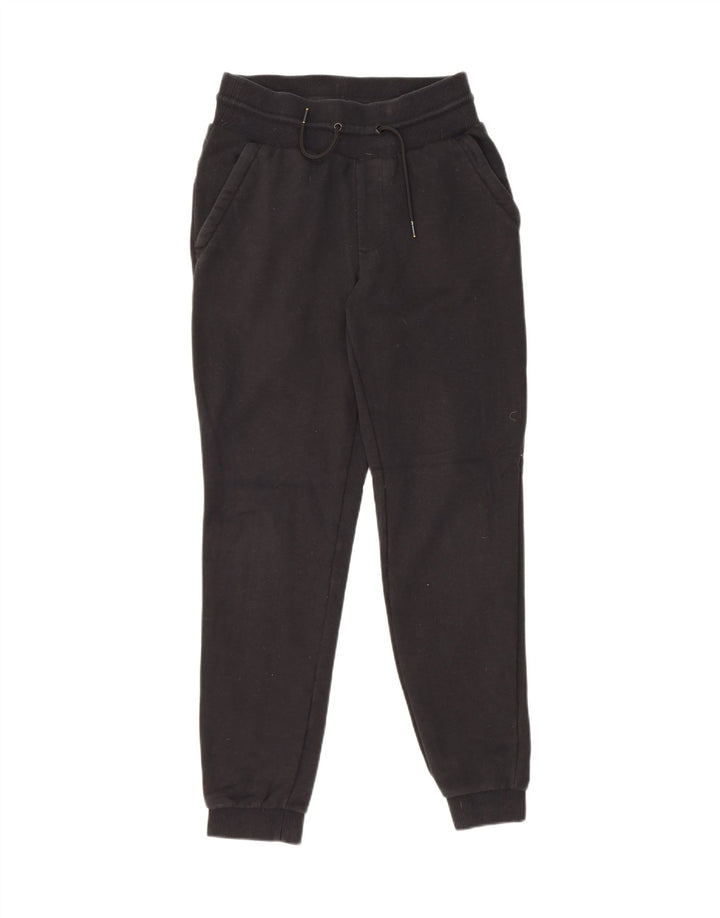 COLUMBIA Mens Tracksuit Trousers Joggers Small Black Cotton Vintage Columbia and Second-Hand Columbia from Messina Hembry 