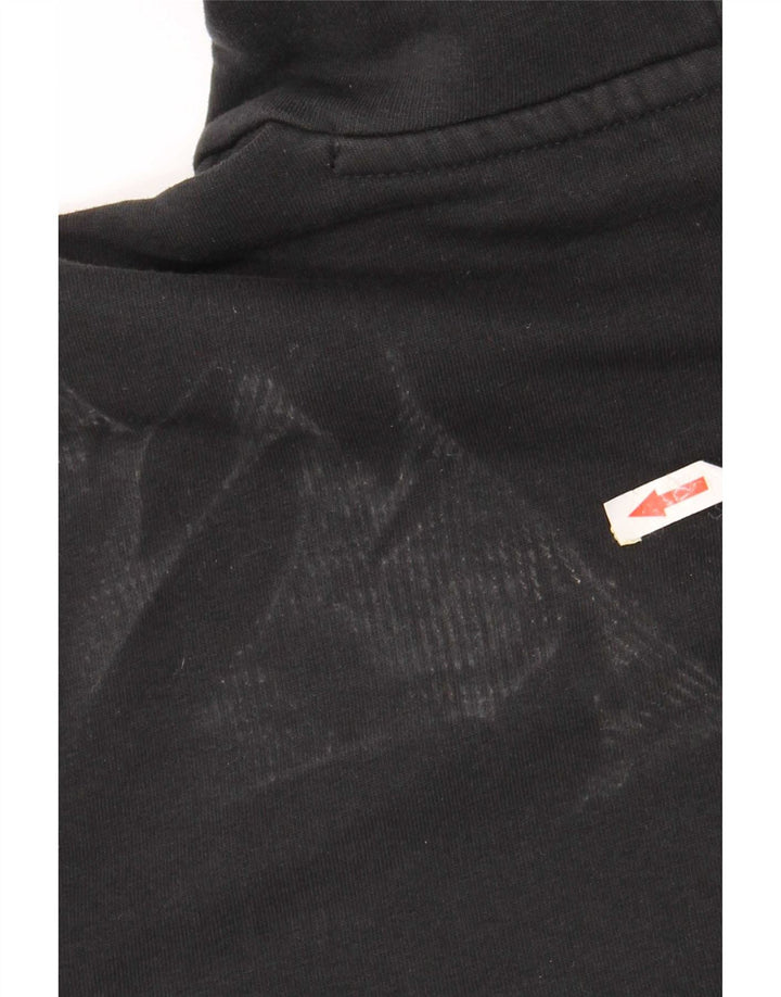 Champion Herre grafisk hættetrøje Jumper Medium Sort bomuld