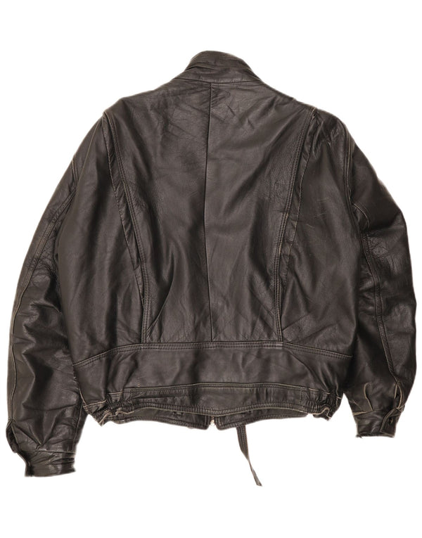 Vintage herre læderjakke UK 42 XL Rød