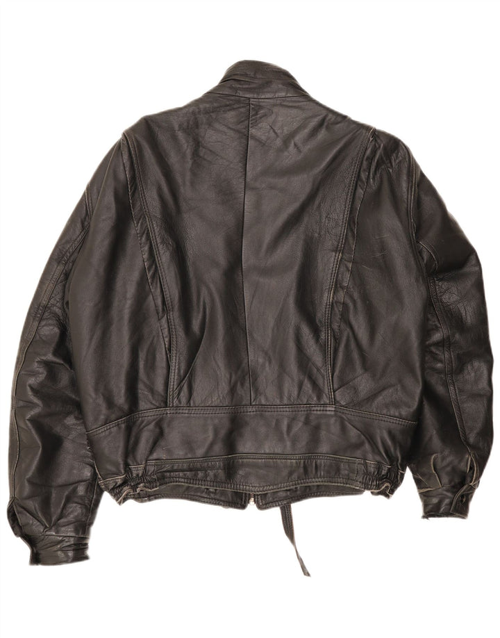 Vintage herre læderjakke UK 42 XL Rød