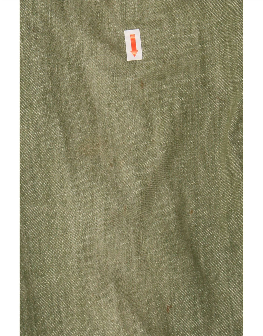 TRUSSARDI Womens Straight Jeans W31 L31 Green Cotton
