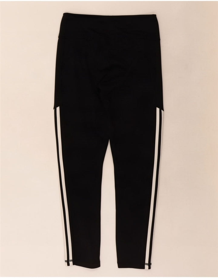 Adidas Womens Climalite Leggings UK 12 Medium Black Polyester