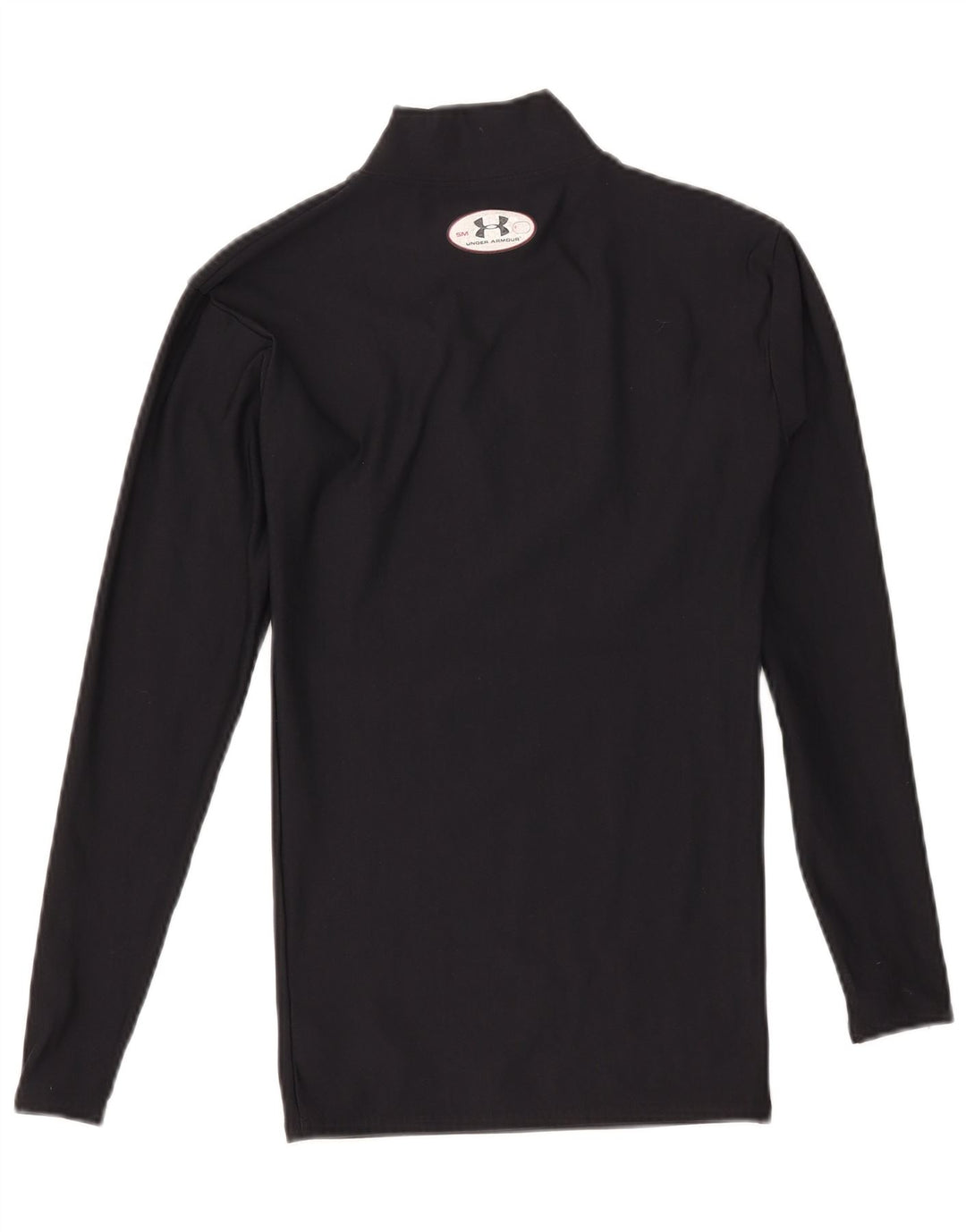 Under Armour Herre Cold Gear Top Langærmet Lille Sort Polyester