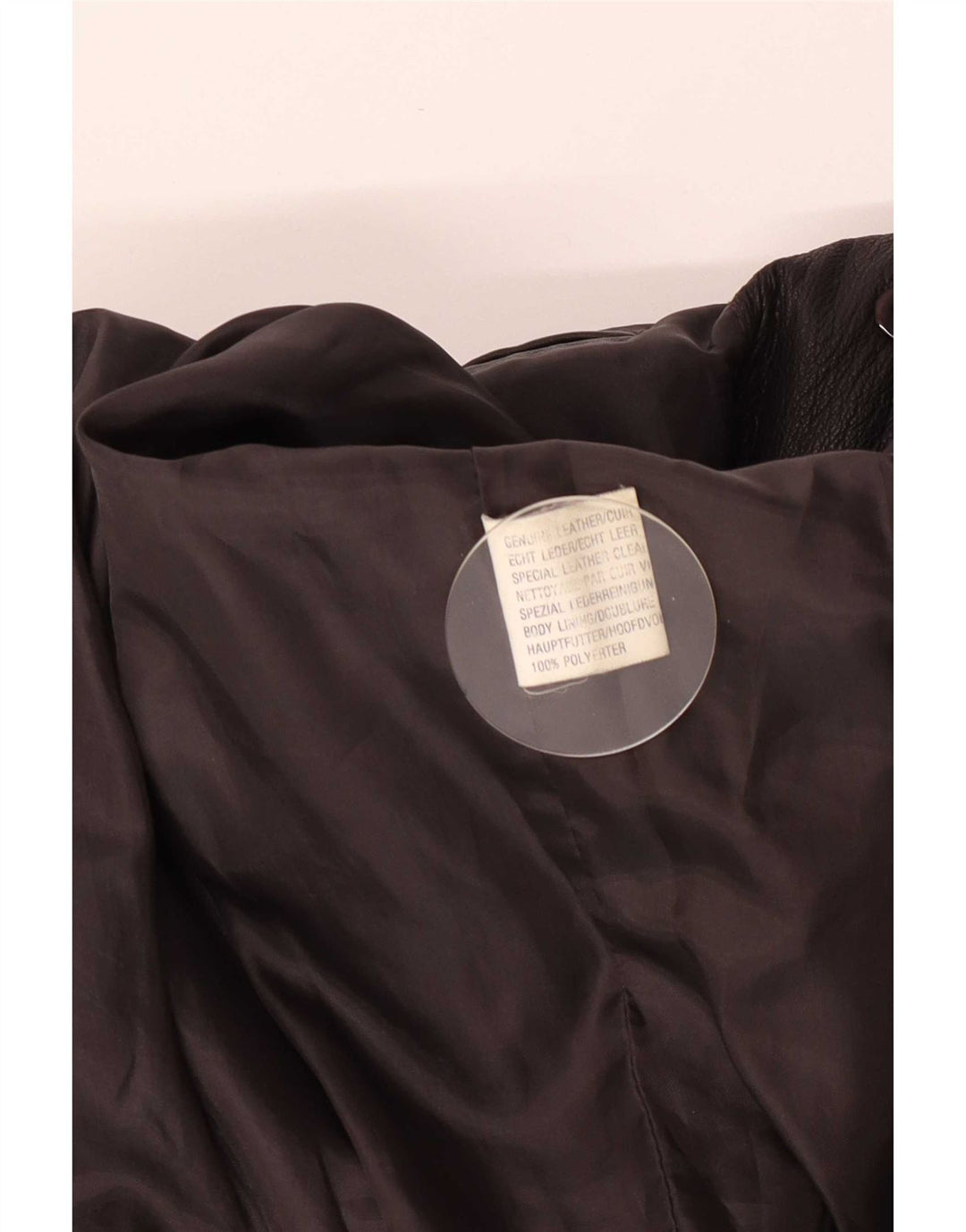 Vintage herre læderjakke UK 42 XL Brun
