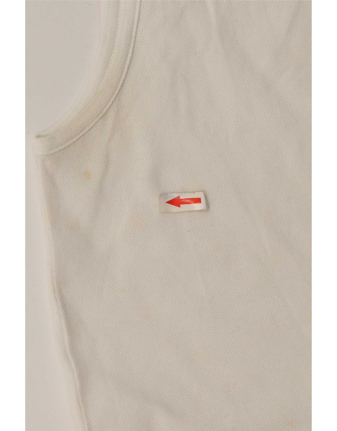 Lacoste Damevest Top Størrelse 40 Medium Hvid Bomuld