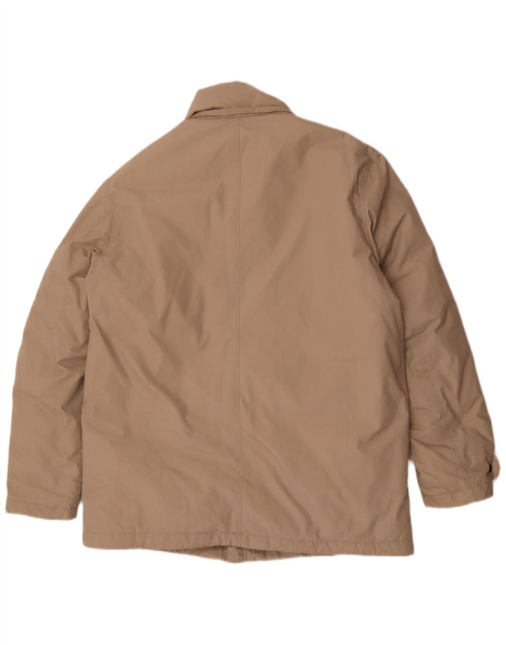Sergio Tacchini Herre polstret jakke UK 42 XL Beige Polyester