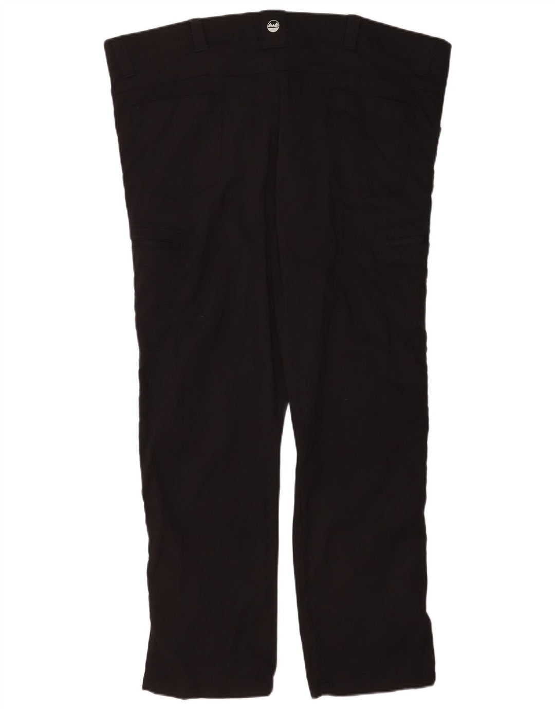 Wrangler Straight Cargo bukser til mænd W44 L30 sort nylon