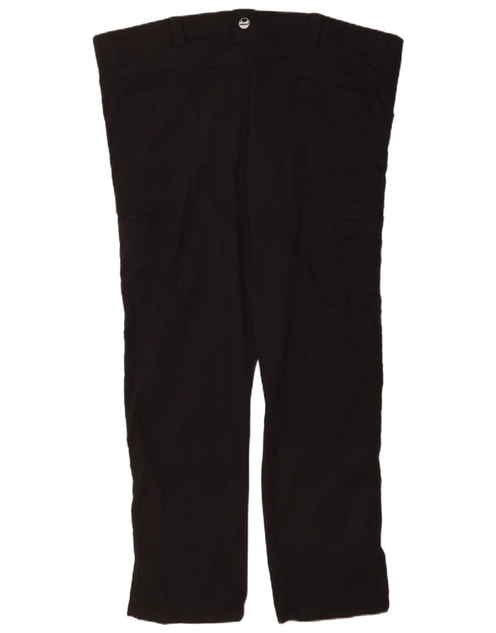 Wrangler Straight Cargo bukser til mænd W44 L30 sort nylon