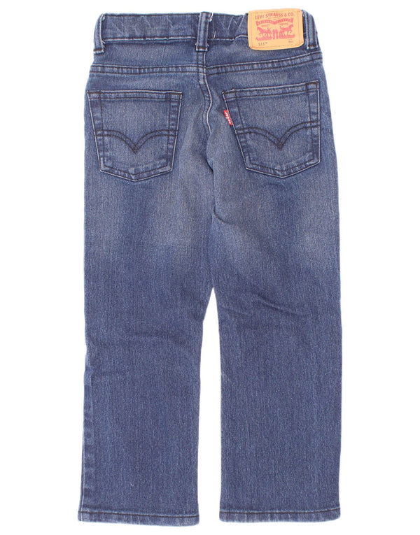 Levi's Boys 511 Slim Jeans 3-4 år W20 L18 Blå Bomuld