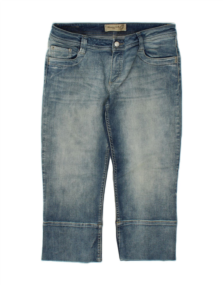 MOSSIMO Womens Capri Straight Jeans W30 L22 Blue Cotton Vintage Mossimo and Second-Hand Mossimo from Messina Hembry 