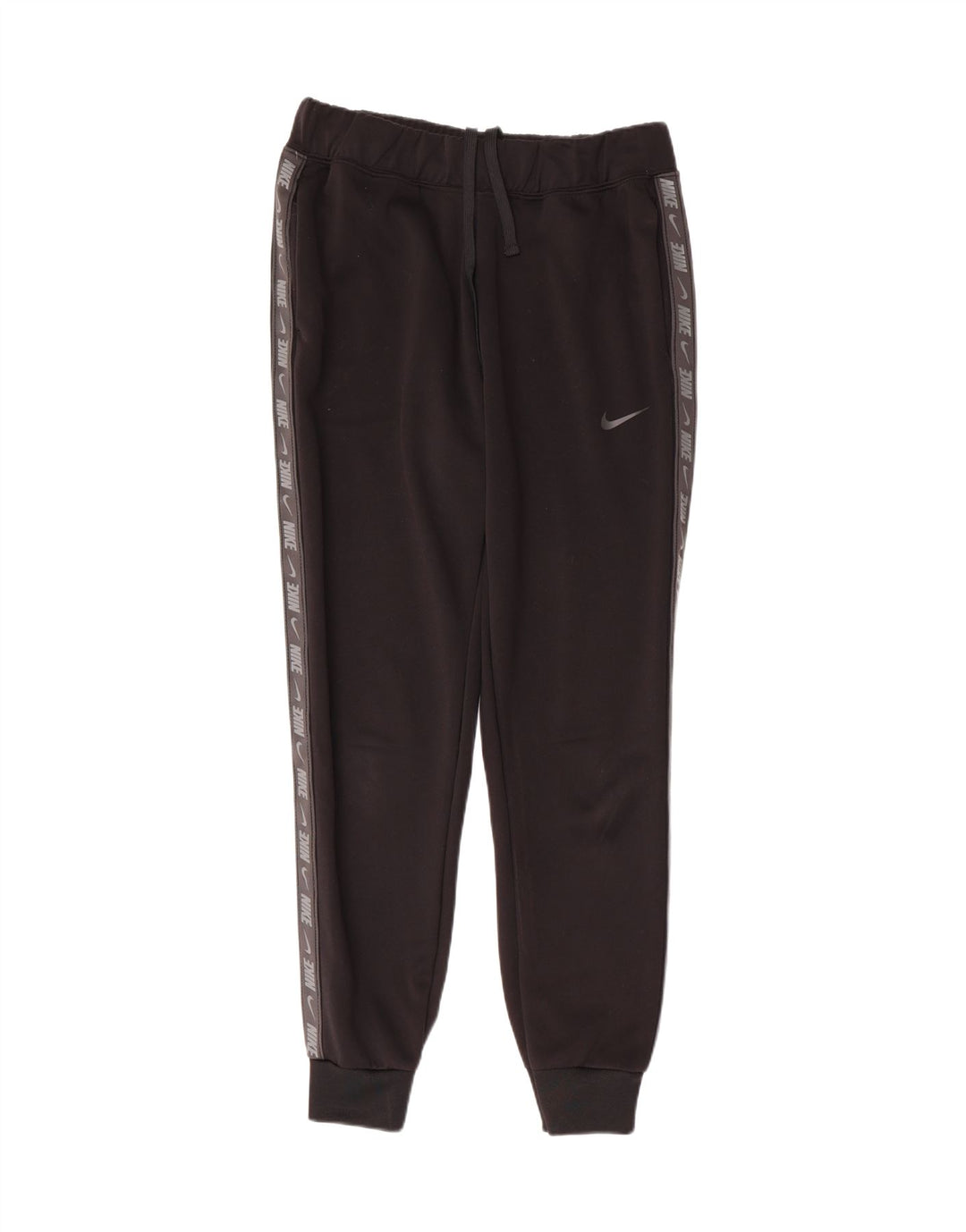 NIKE Mens Graphic Tracksuit Trousers Joggers Small  Black Polyester