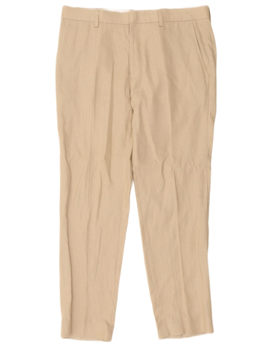 Jasper Conran Herre Slim Chino Bukser W34 L28 Beige Bomuld