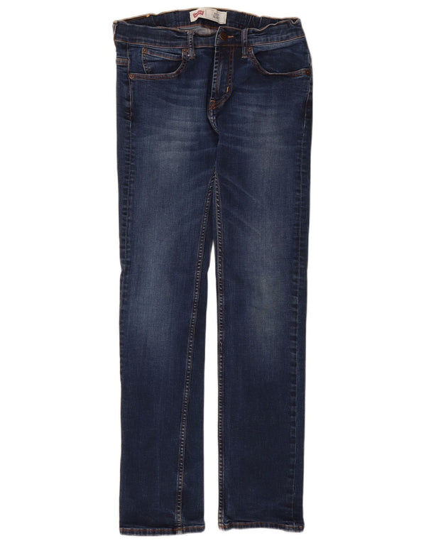 Levi's Boys 511 Slim Jeans 15-16 år W28 L31 Blå Bomuld