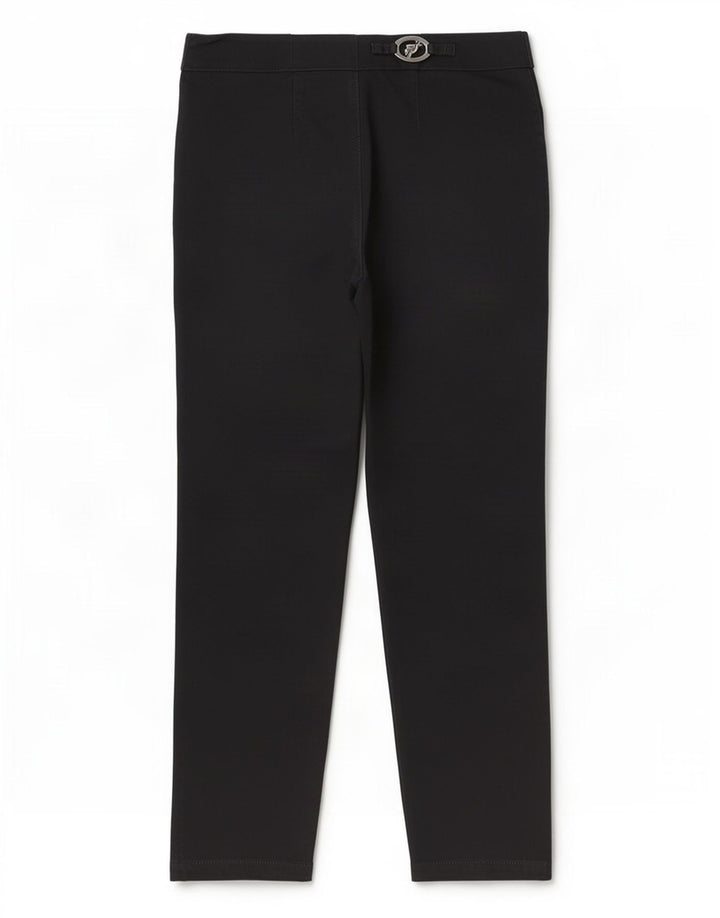 Trussardi Dame Cropped Trousers IT 44 Medium W28 L25 Sort