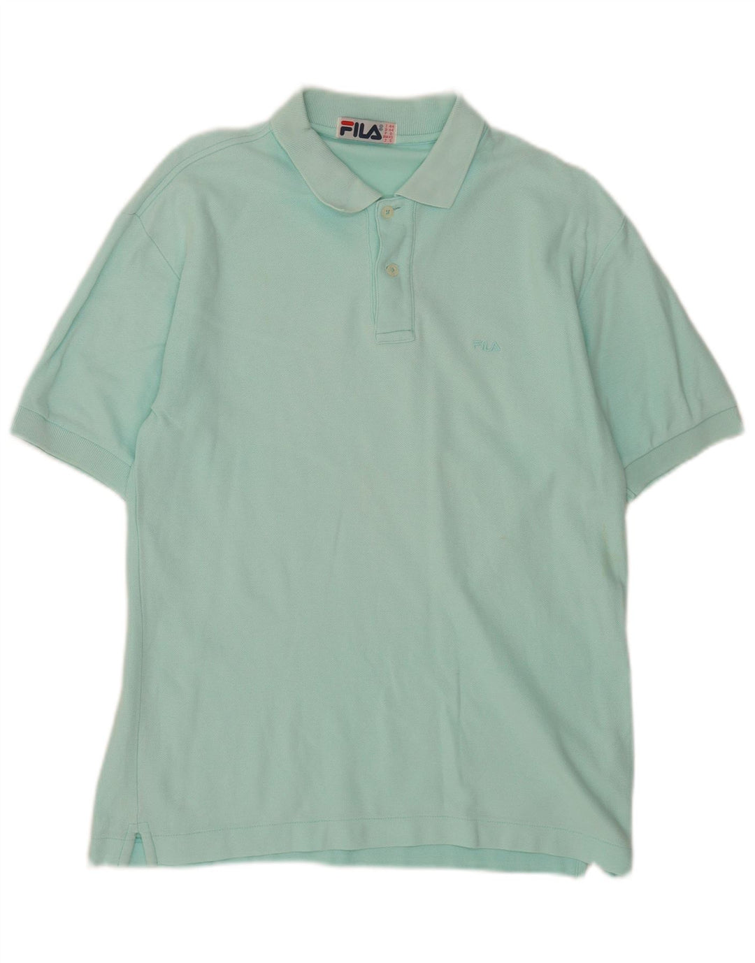 Fila herre poloshirt XS turkis bomuld