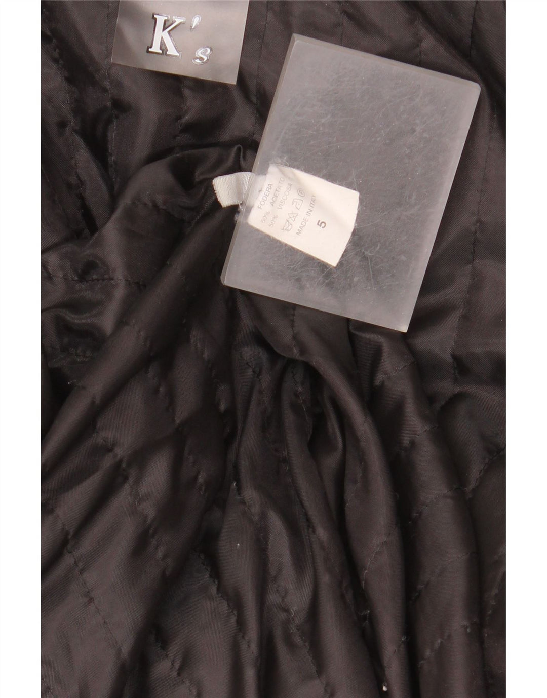 K'S Dame Læderjakke IT 48 XL Sort