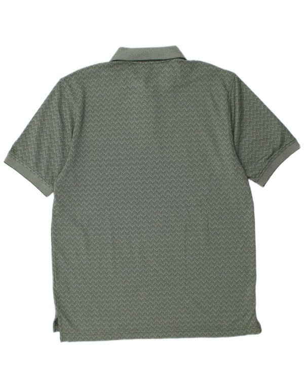 Izod Polo Shirt til mænd Medium Grøn Chevron Bomuld