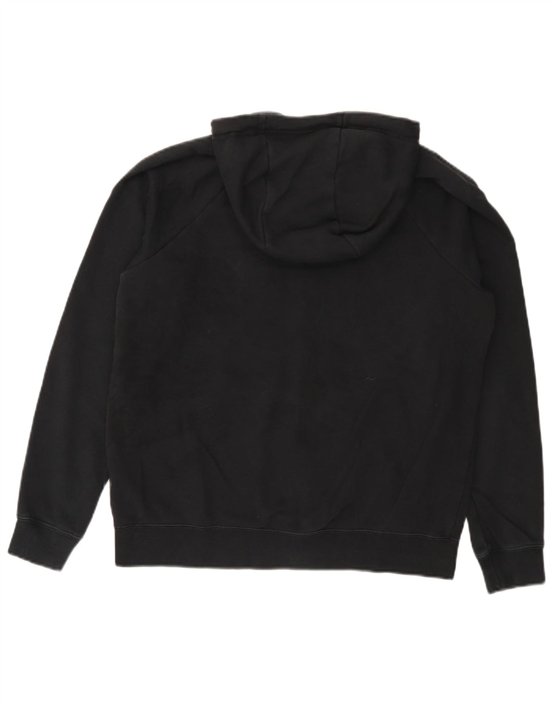 Nike Dame Oversized Hættetrøje Sweater UK 14 Medium Sort Bomuld