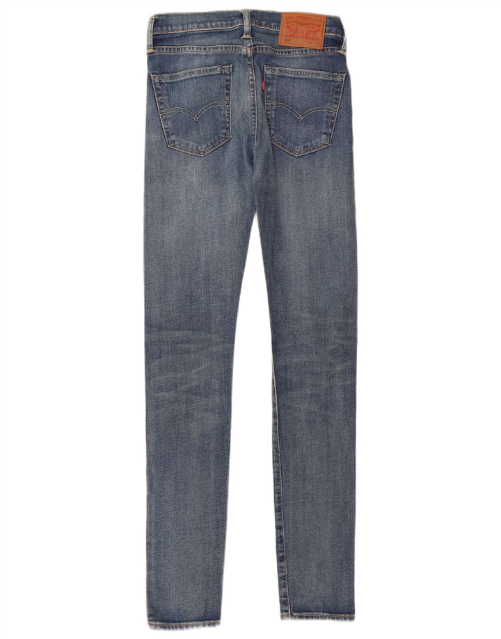 Levi's Dame 519 Skinny Jeans W28 L34 Blå Bomuld