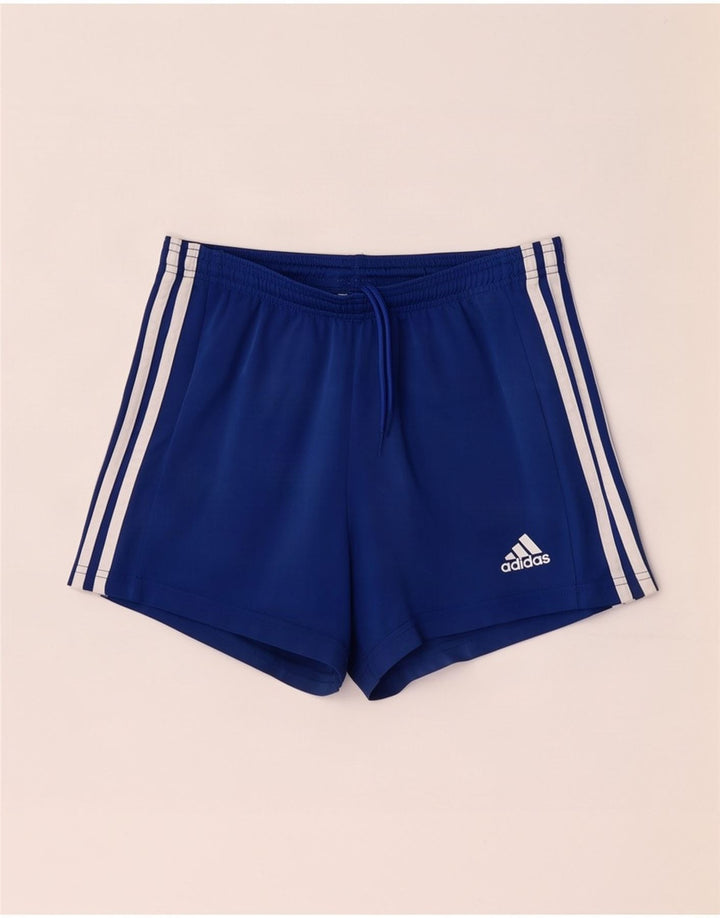 Adidas Aeroready Sportsshorts til kvinder UK 8/10 Small Blue Polyester