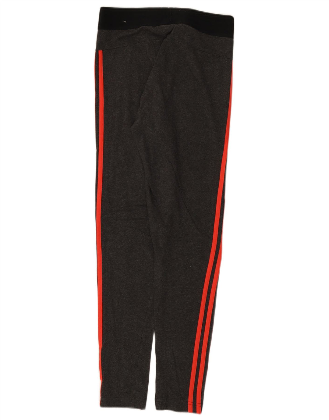 Adidas Dame Leggings UK 12/14 Medium Grey Colourblock Bomuld