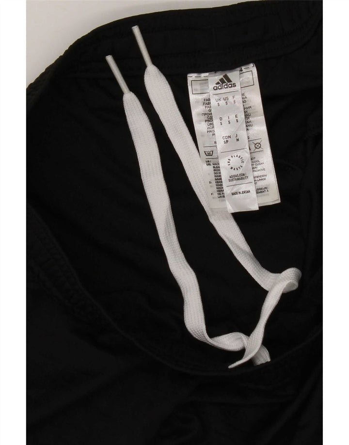 Adidas Herre Aeroready Graphic Sports Shorts Små sorte polyester