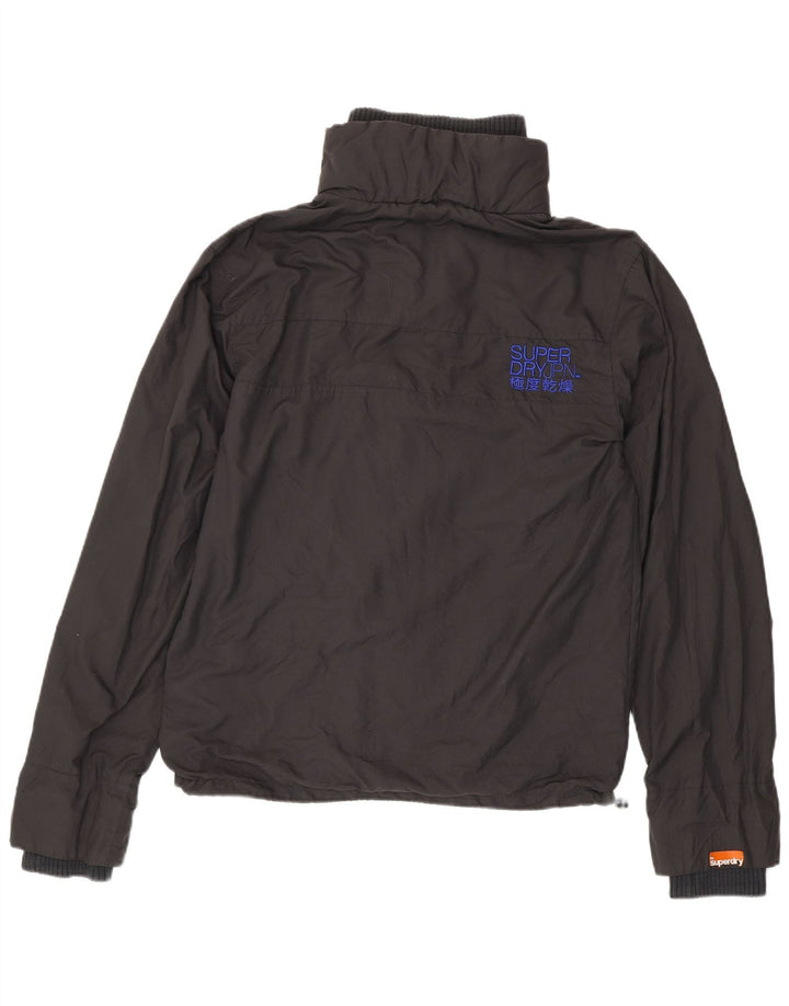 Superdry Regnjakke til mænd UK 42 XL Grå Nylon