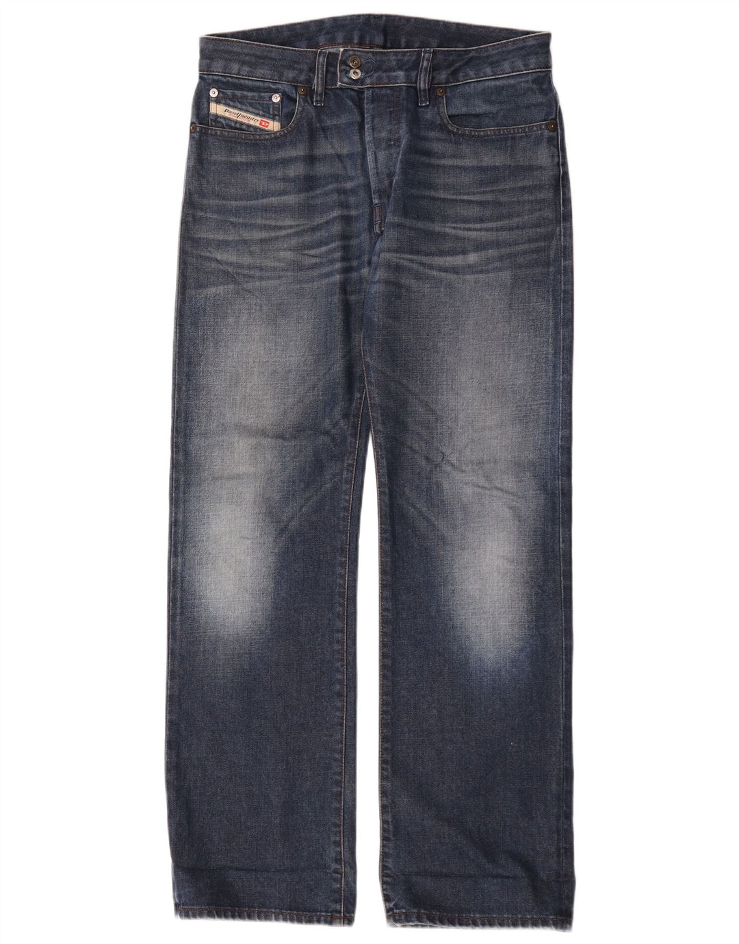 Diesel Straight Jeans til mænd W31 L32 Blå Bomuld