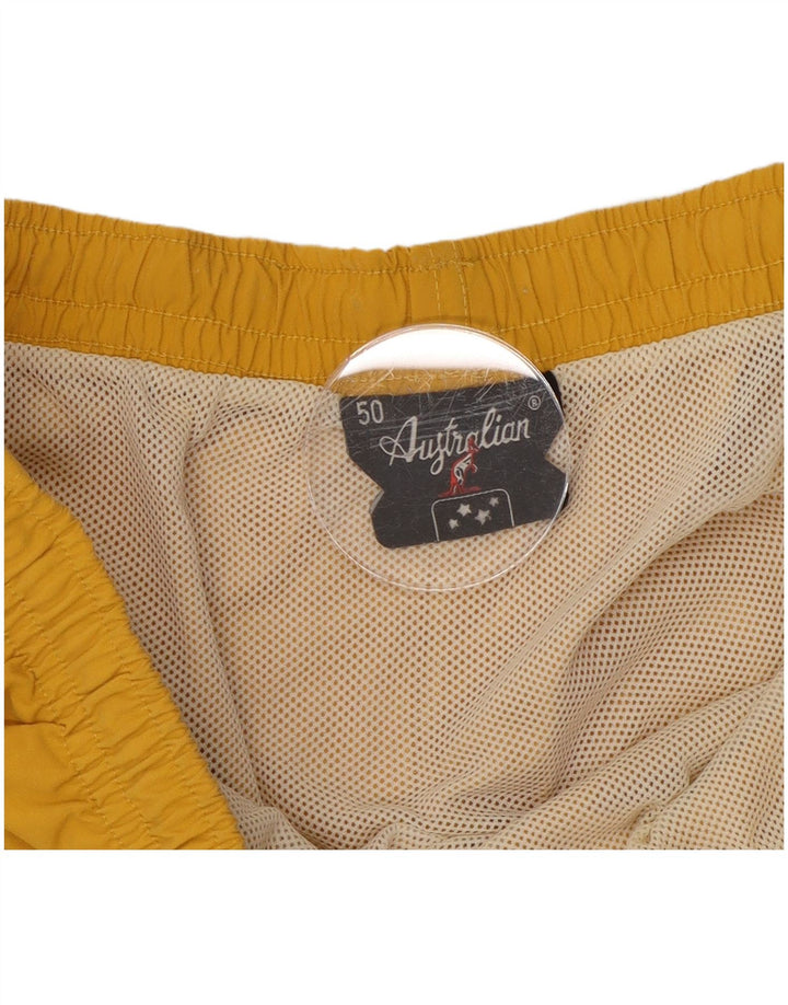 AUSTRALIAN L'ALPINA Badeshorts til mænd IT 50 Medium Gul Polyamid