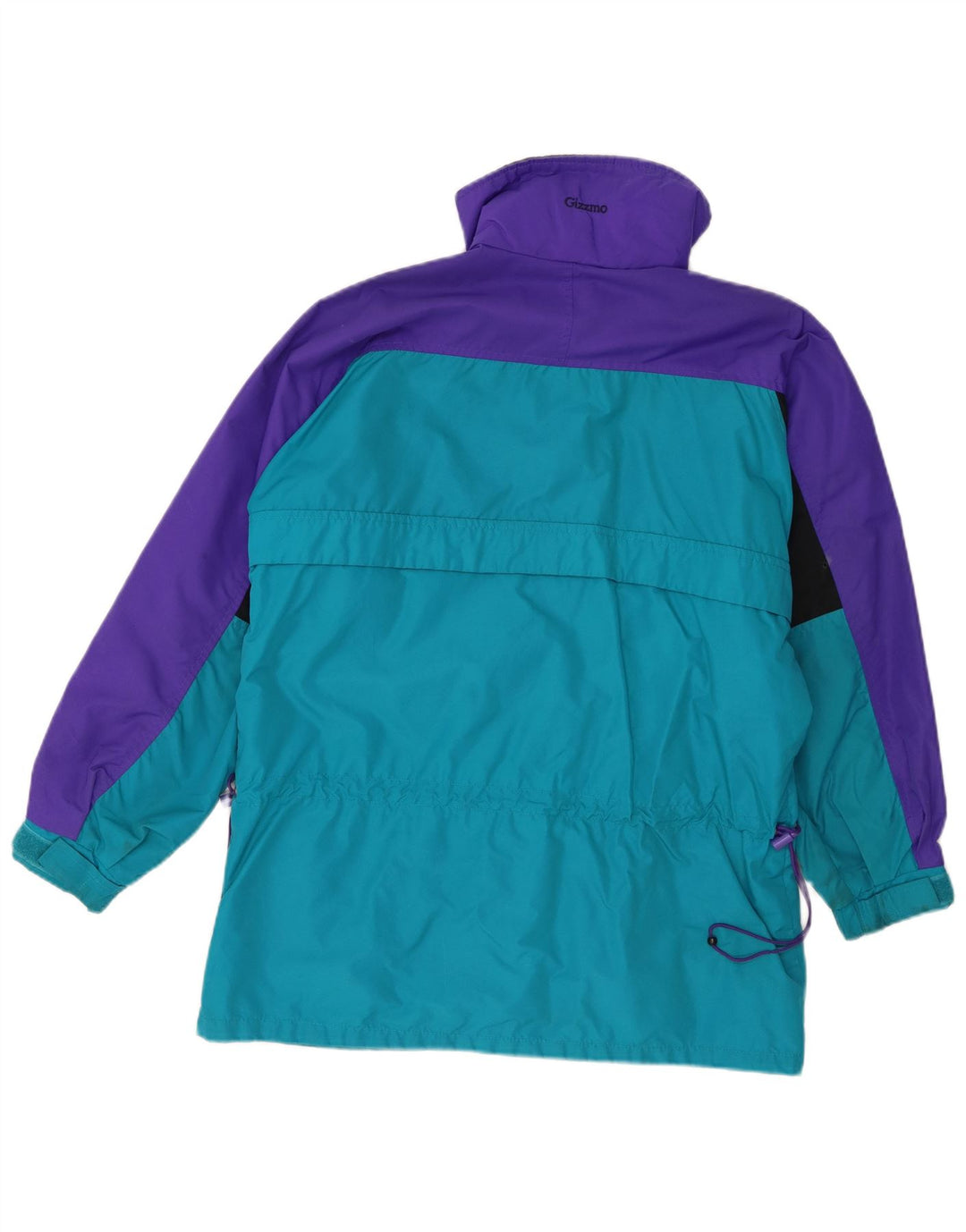 Columbia Dame Oversized Skijakke UK 14 Medium Turkis Colourblock