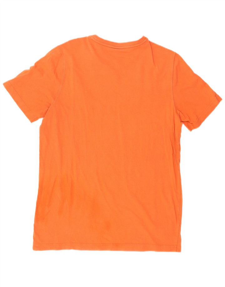 Puma Herre T-Shirt Top Medium Orange Bomuld