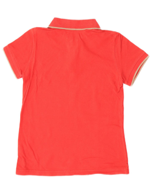 Best Company Dame Polo Shirt UK 10 Small Red Bomuld