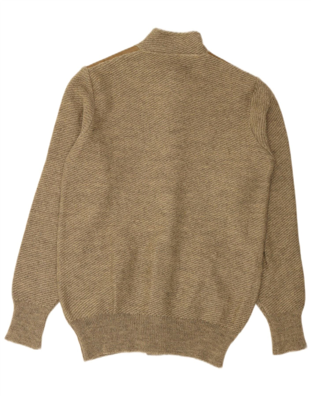 VINTAGE Herre cardigan sweater Medium Beige