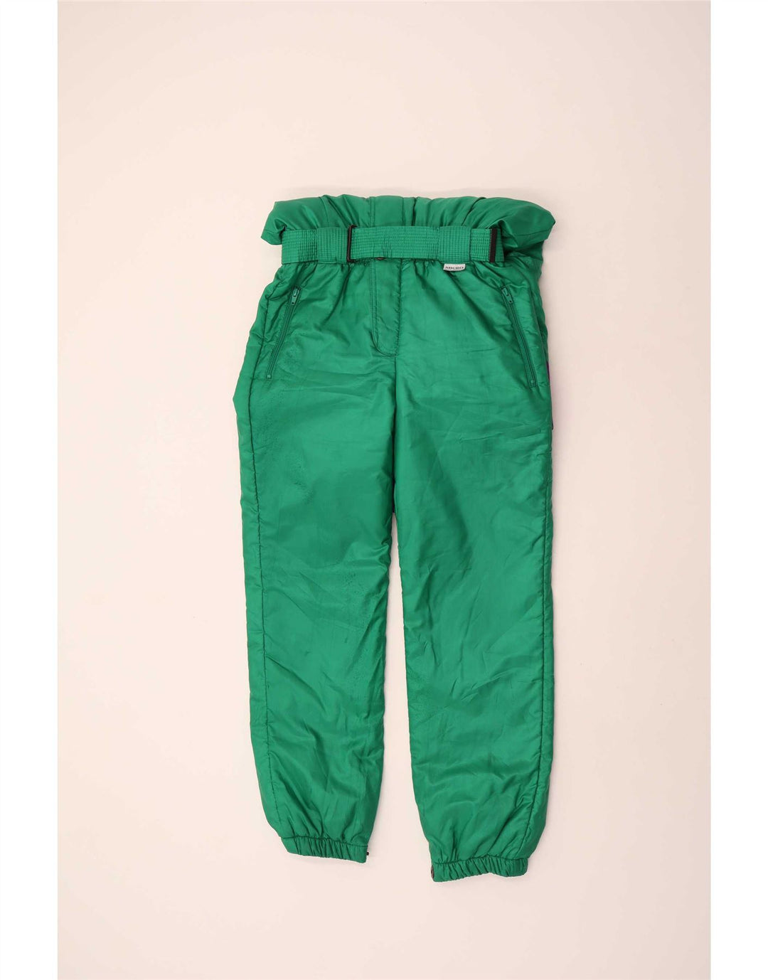 Brugi Dame Ski Jumpsuit IT 48 XL Grøn Colourblock Polyester Retro