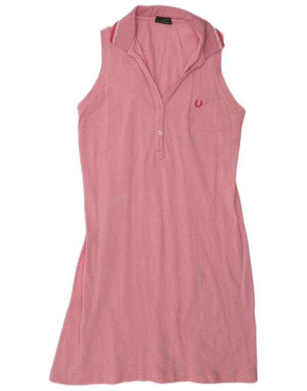 Fred Perry Womens Sleeveless Polo Dress UK 18 XL Pink