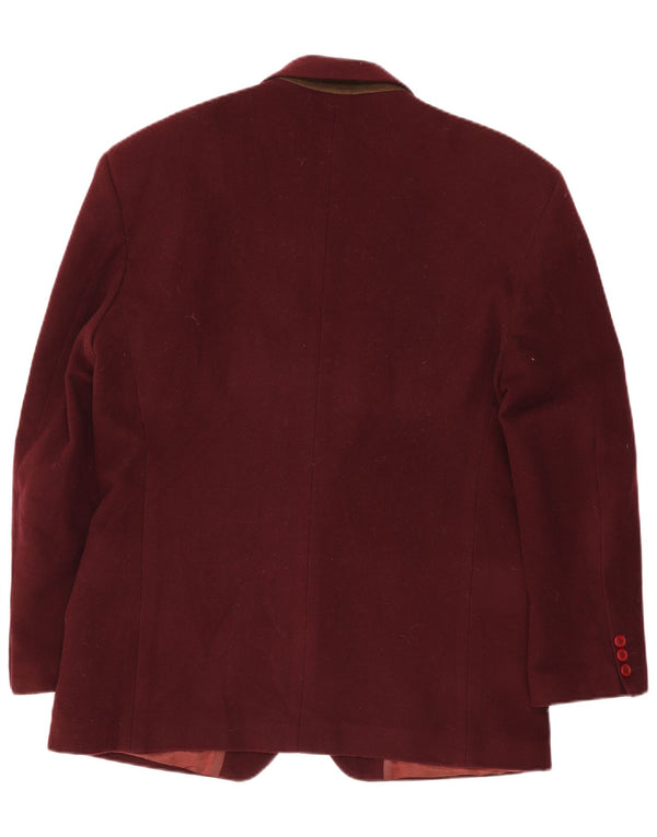Pit Stop Herre 2 Button Blazer Jacket IT 54 2XL Burgundy Wool