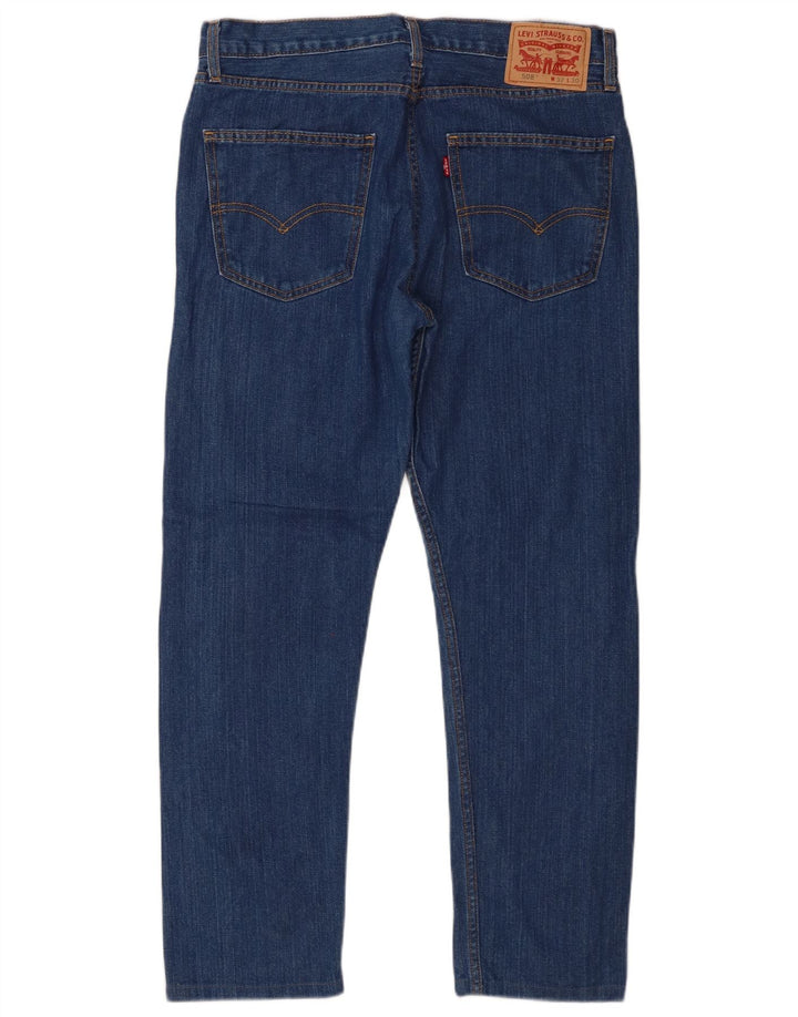 Levi's Herre 508 tilspidsede jeans W32 L30 blå bomuld
